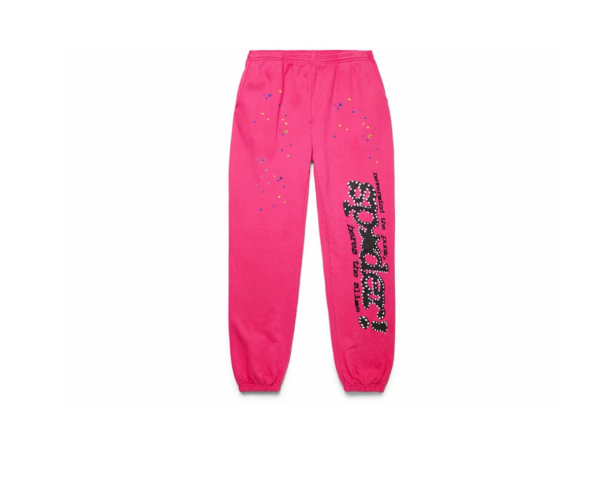 Sp5der ‘Pink’ Sweatpants