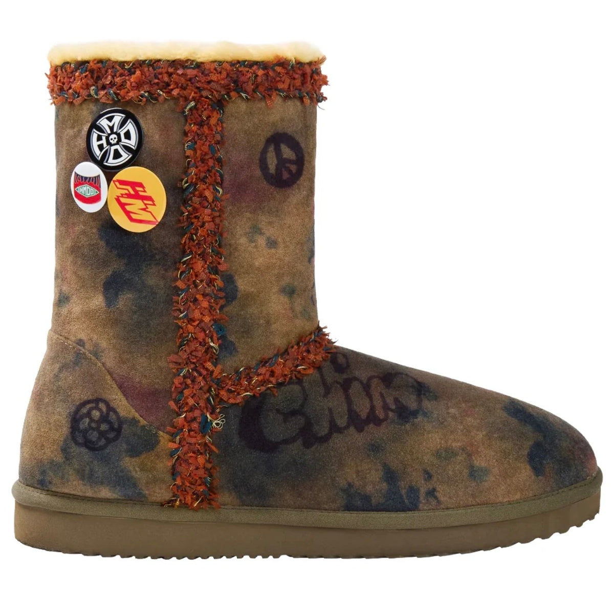 HMDD ‘Graffiti Boots Brown’