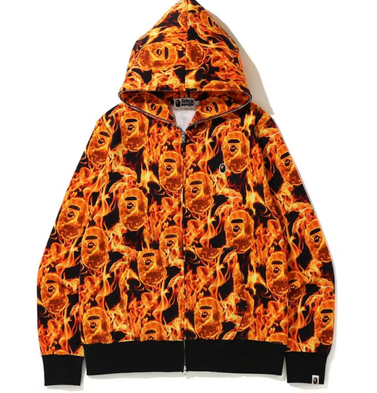Bape ‘Flame’ Zip Up