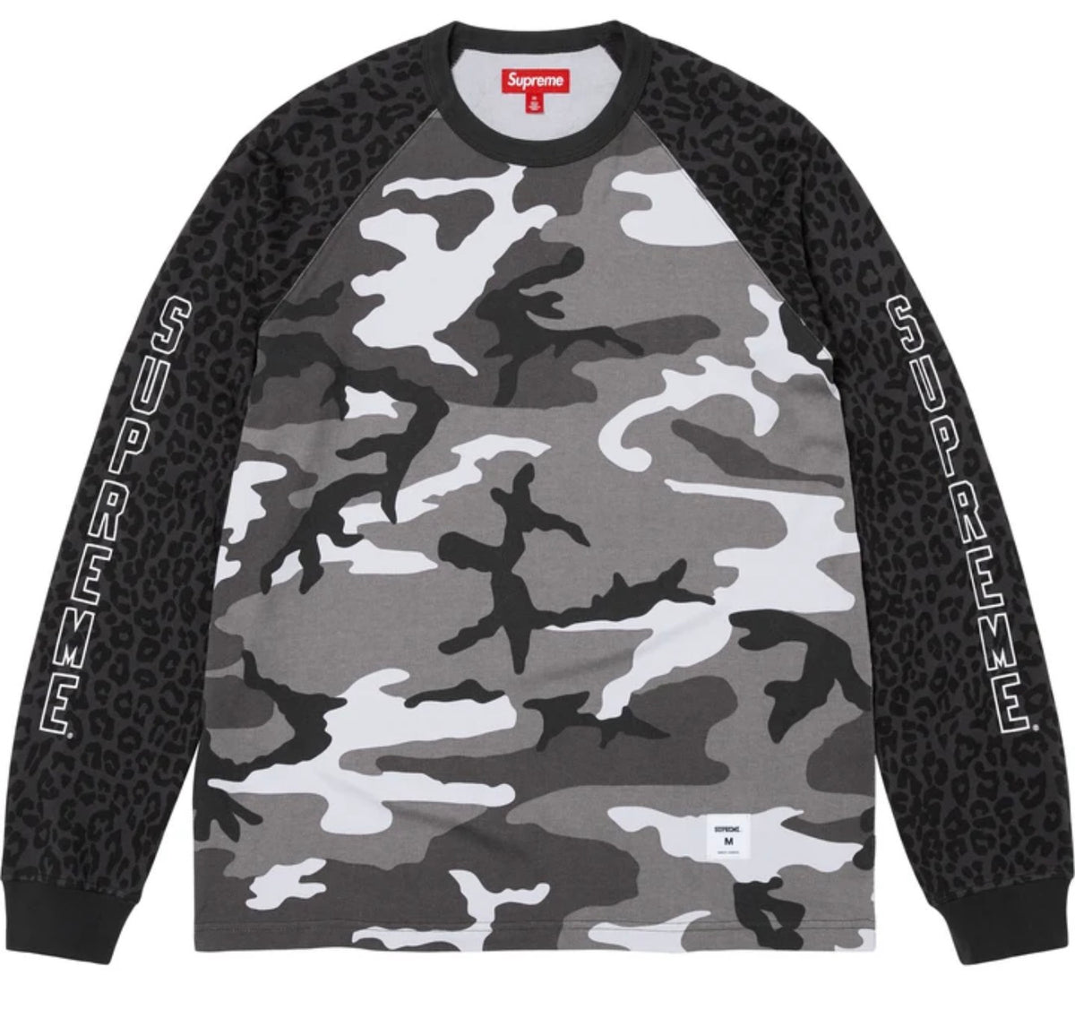 Supreme Wildlife Camo Black Long Sleeve