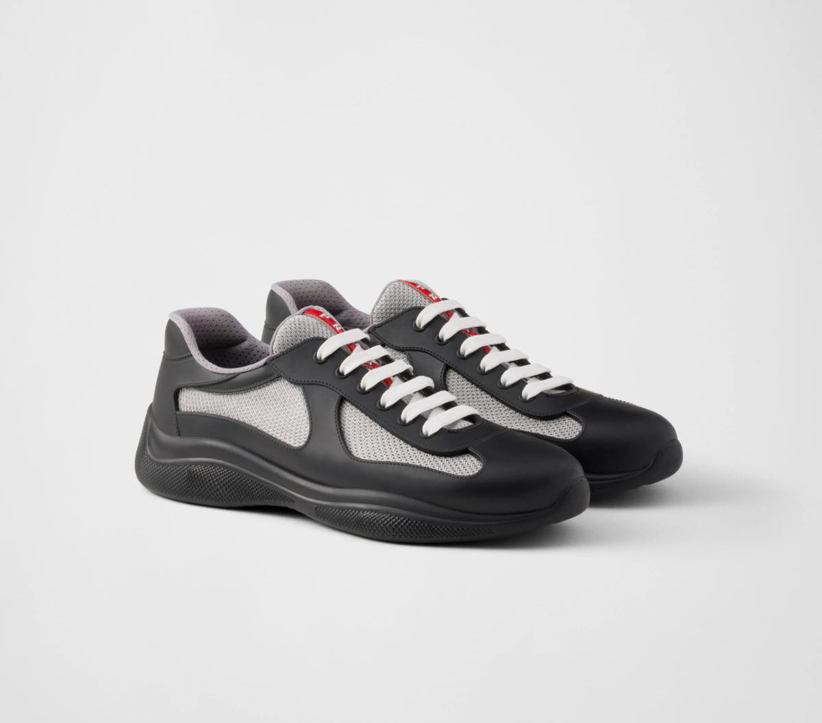 Prada American Cups 'Black Grey' Sneakers