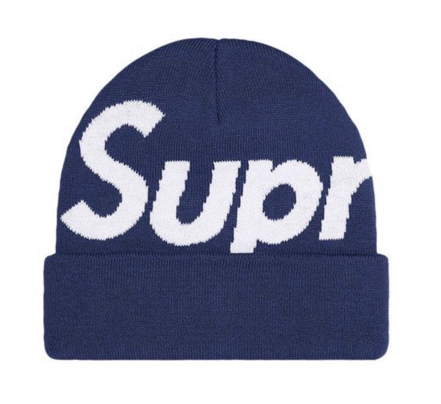 Supreme Big Logo Beanie ‘Navy’