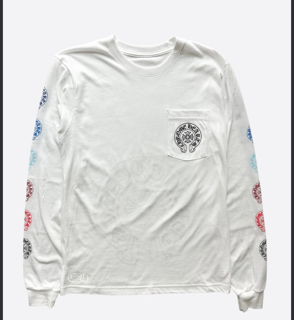 Chrome Hearts White Multi Color LS