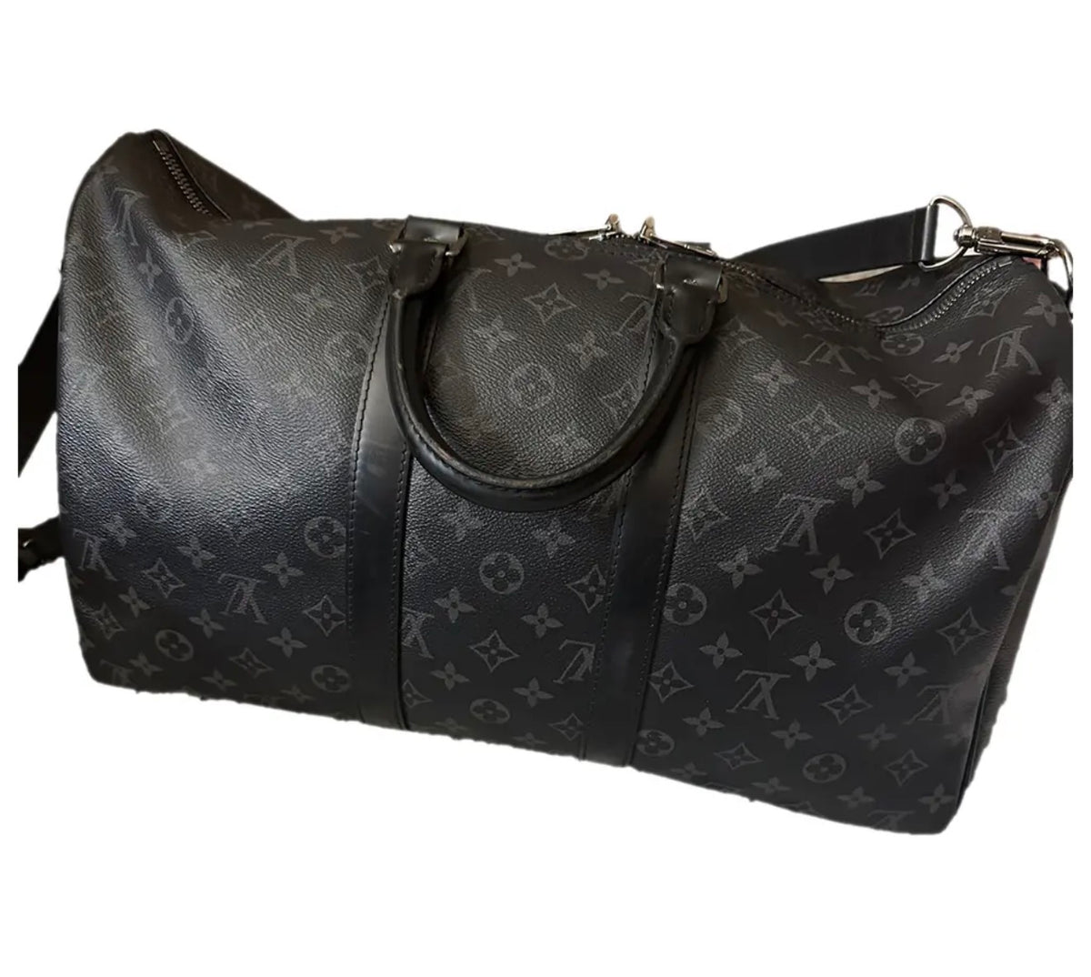 Louis Vuitton Travel Bag ‘Black’ 55”