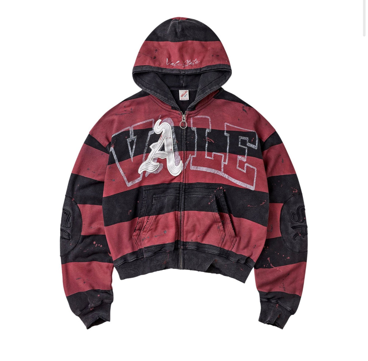 Vale Forever Noise Graphic Zip Up