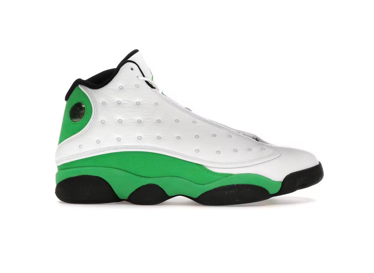 Jordan 13 White Lucky Green