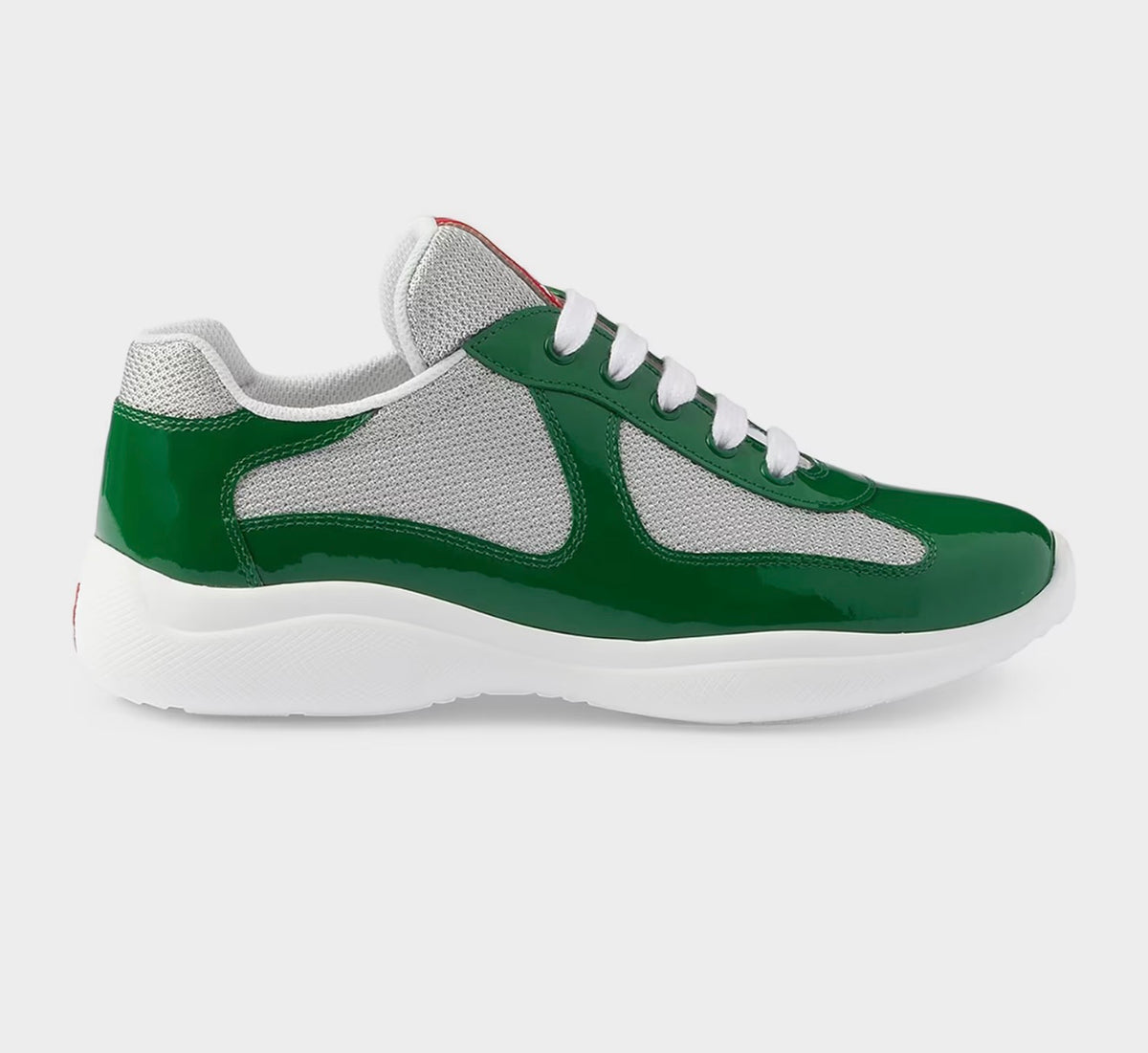 Prada Cups Green Patent