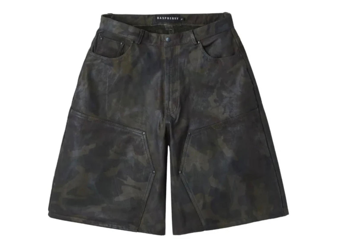 GV Gallery ‘Leather Camo’ Shorts