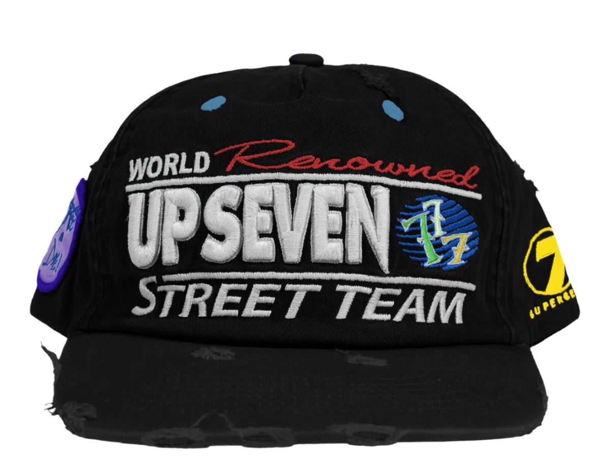 Up Seven Hat Black