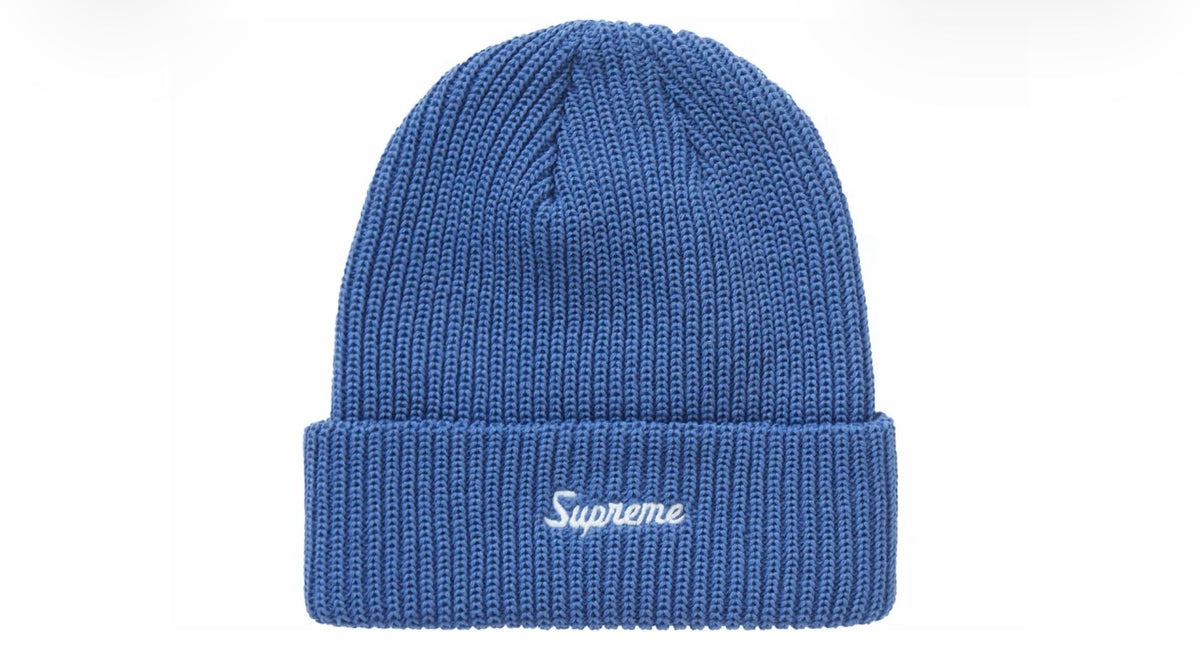 Supreme Loose Gauge Beanie Light Blue