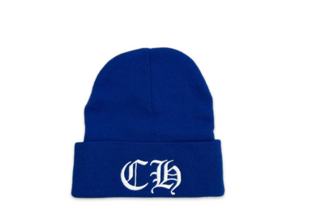 Chrome Hearts Blue Beanie