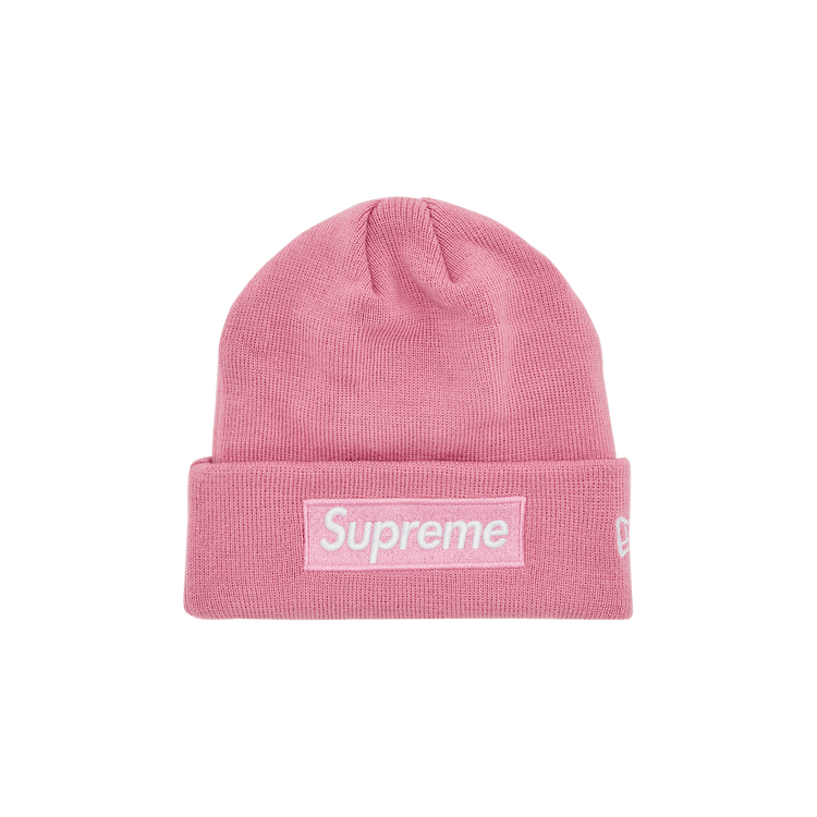 Supreme x New Era Box Logo Beanie ‘Dusty Pink’