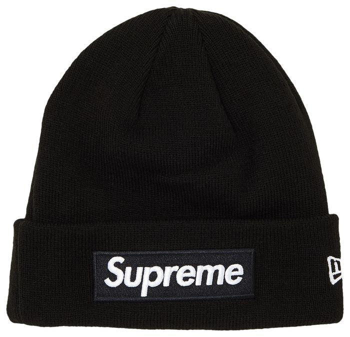 Supreme x New Era Box Logo Beanie ‘Black’
