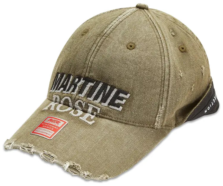 Martine Rose Rolled Back Cap Green