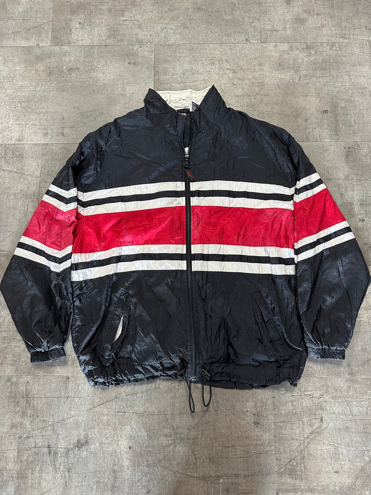 Winner Striped Jacket Red and Black