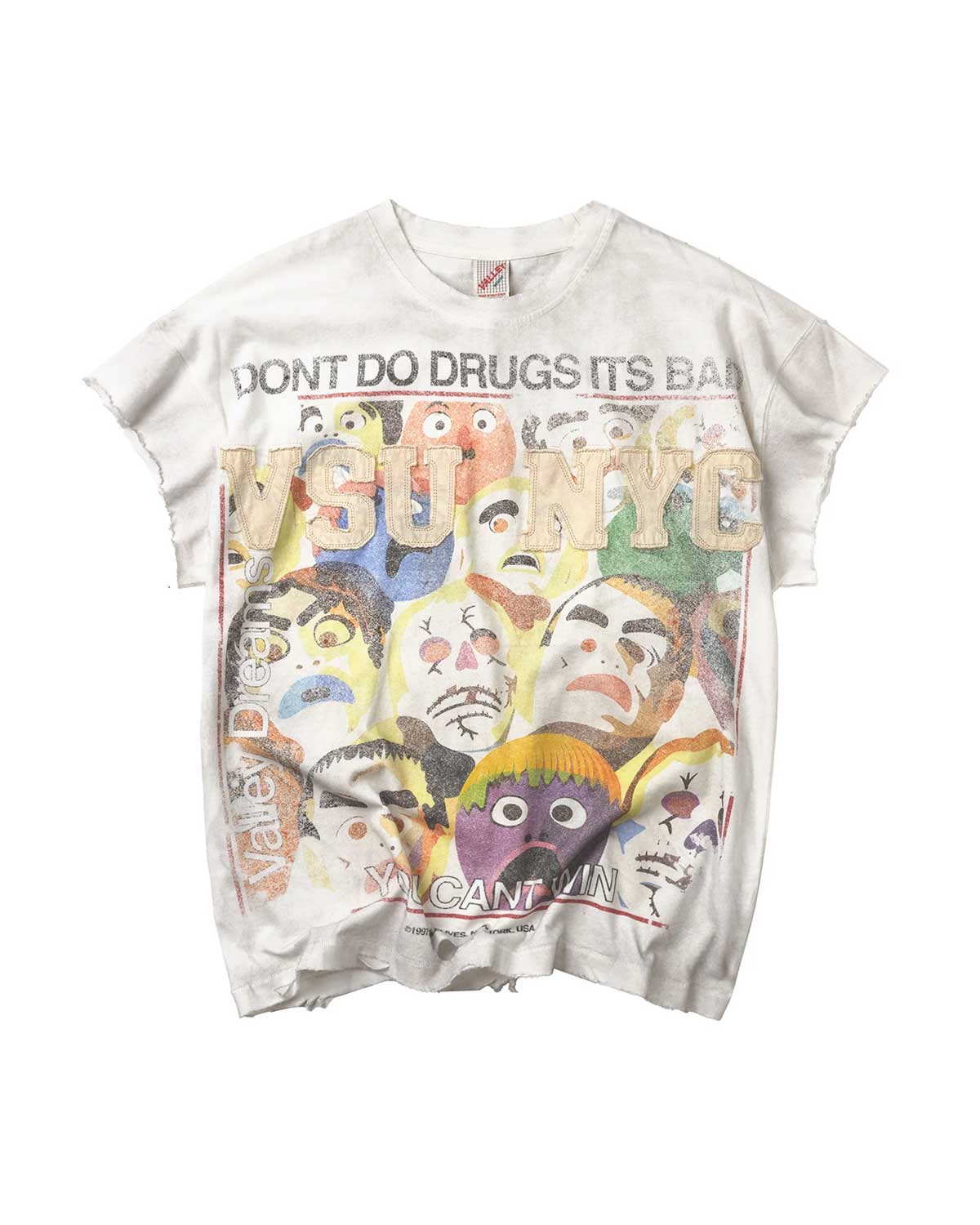 VALE FOREVER NO DRUGS TANK WHITE