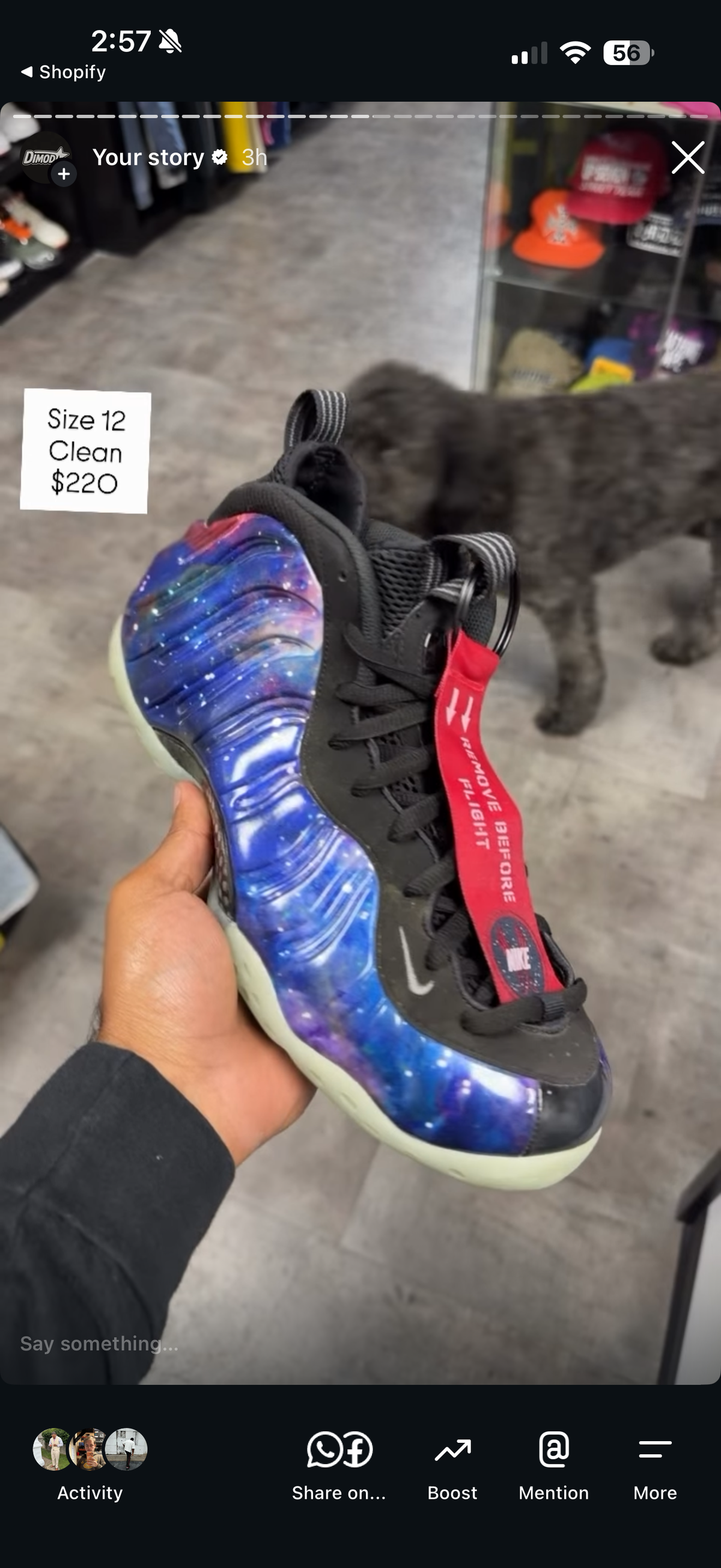 Foamposite ‘Galaxy’