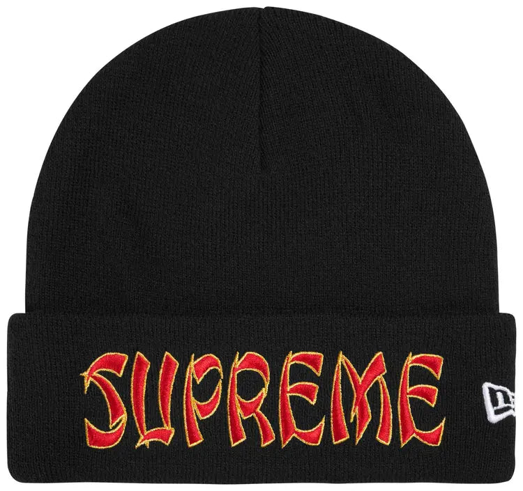 Supreme Action Beanie Red Logo