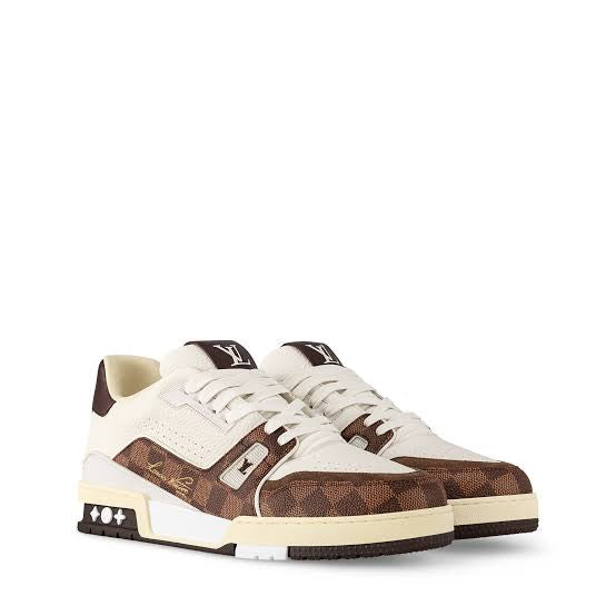 Louis Vuitton Trainer Damier Ebene Pattern