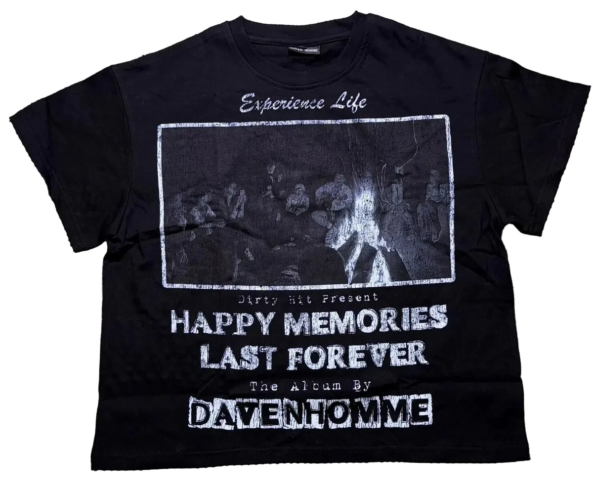 Daven Homme - Black Happy Memories Tee