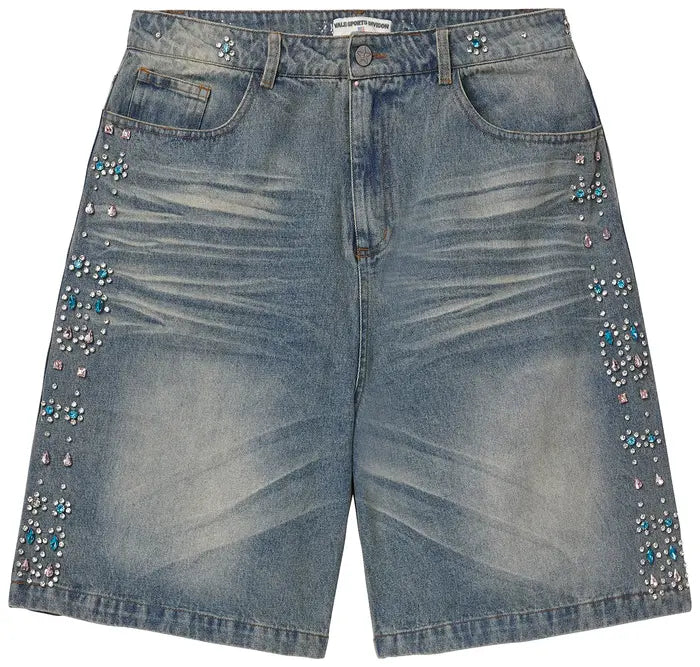 Vale Forever Candy Jorts 'Mid Blue'