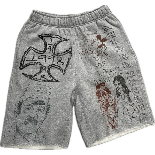 Amis Et Fleúrs - Graphic Shorts