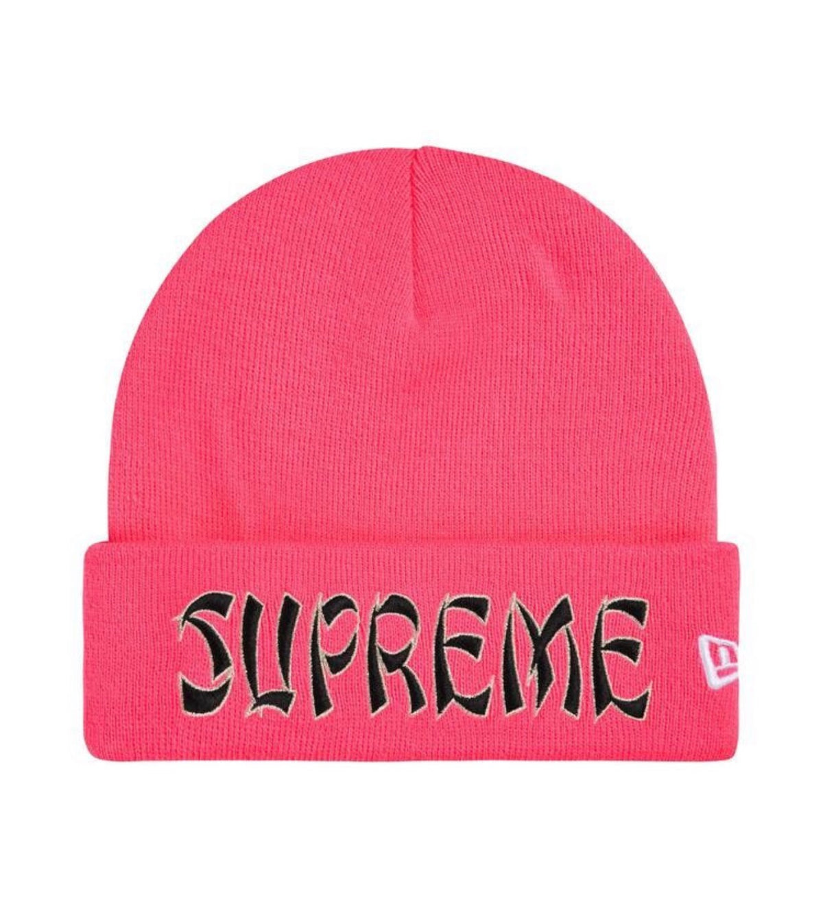 Supreme New Era Action Beanie Pink