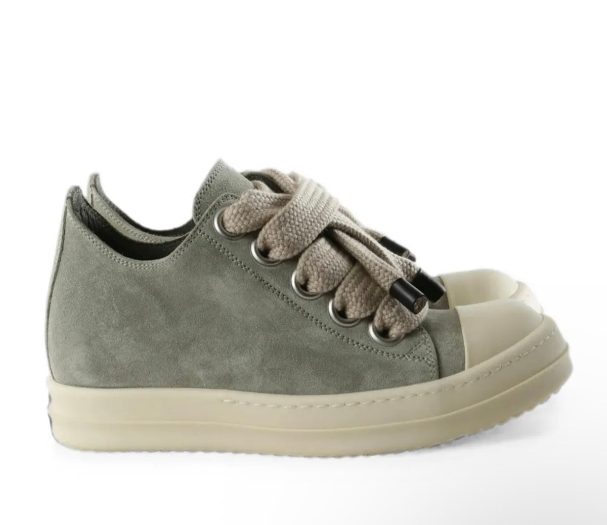 Rick Owen’s Jumbo Lace Green Suede