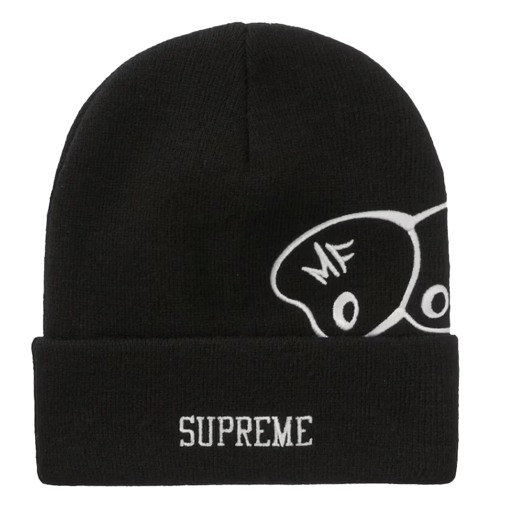 Supreme MF DOOM Beanie Black
