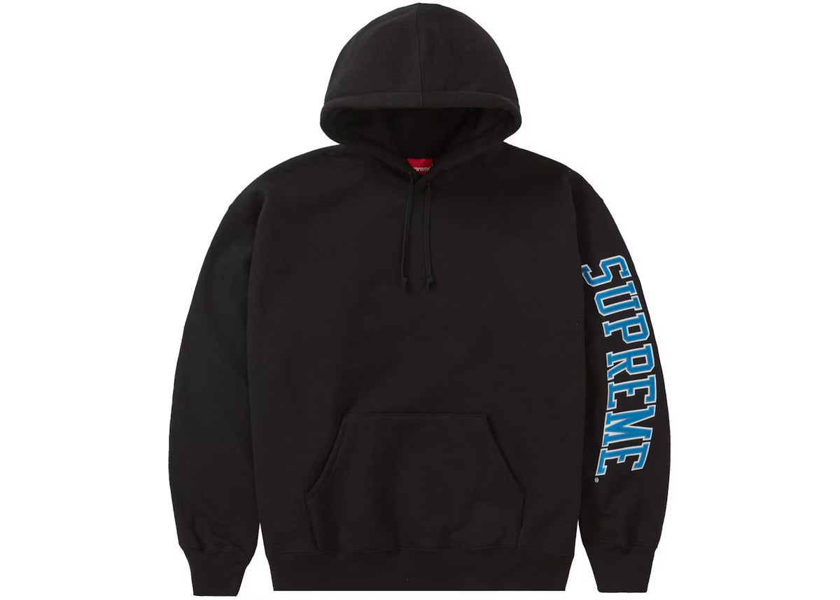 Supreme Sleeve Arc Hooded Sweatshirt (FW23) Black