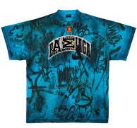 Balenciaga  Skater Graffiti-Print T-Shirt in blue