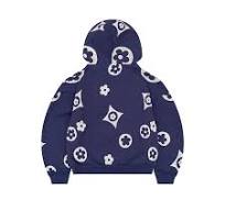Flower Hoodie Blue