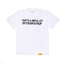 Classic Cough Syrup Tee By Desto Dubb White