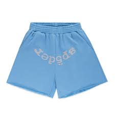 Sp5der Og Web Sweatshort Dusty Blue