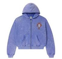 Vale - Rhinestone Fade zip Harvard hoodie