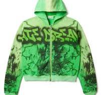 Green Nightmare Zip Up Hoodie