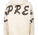 Supreme beaded logo hoodie