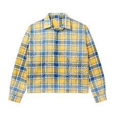 Vale Forever 'Lemonade Flannel Yellow Blue'