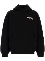 Balenciaga Political Campaign Hoodie 'Black'