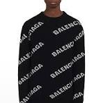 Balenciaga  Allover Logo Sweater