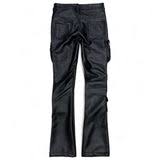 Rhude Black Leather Pants