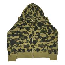 Bape NFS 'Green Camo' Mad Doc Hoodie
