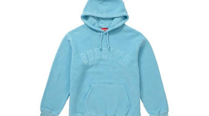 Supreme Polartec Hooded Sweatshirt (FW18) Light Blue