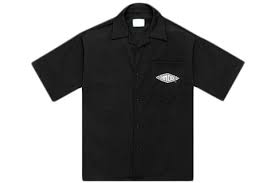 Happy Memories Don't Die Mesh Button Up Black