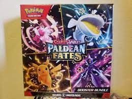 Pokémon Scarlet and Violet Paldean Fates Booster bundles