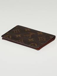 Louis Vuitton Monogram Canvas ID Card Holder Wallet