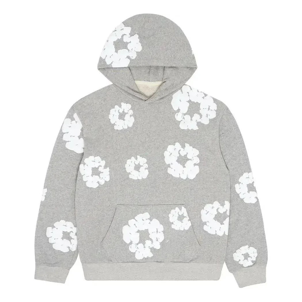 Denim Tears Wreath Hoodie Grey