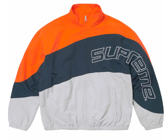 Supreme Curve Track Jacket Grey SS24