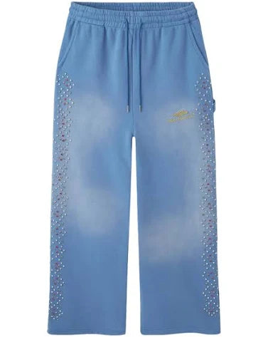 Happy Memories Don't Die HMDD Crystal Sweatpants Powder Blue