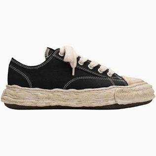 Maison Mihara Yasuhiro Peterson 23 OG Sole Garment Dyed Canvas Low 'Black'